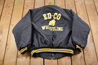 Vintage 1990s Hartwell Wrestling Bomber Jacket