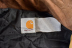 Vintage 1990s Traditional Carhartt Work Coat Snap On Hood
