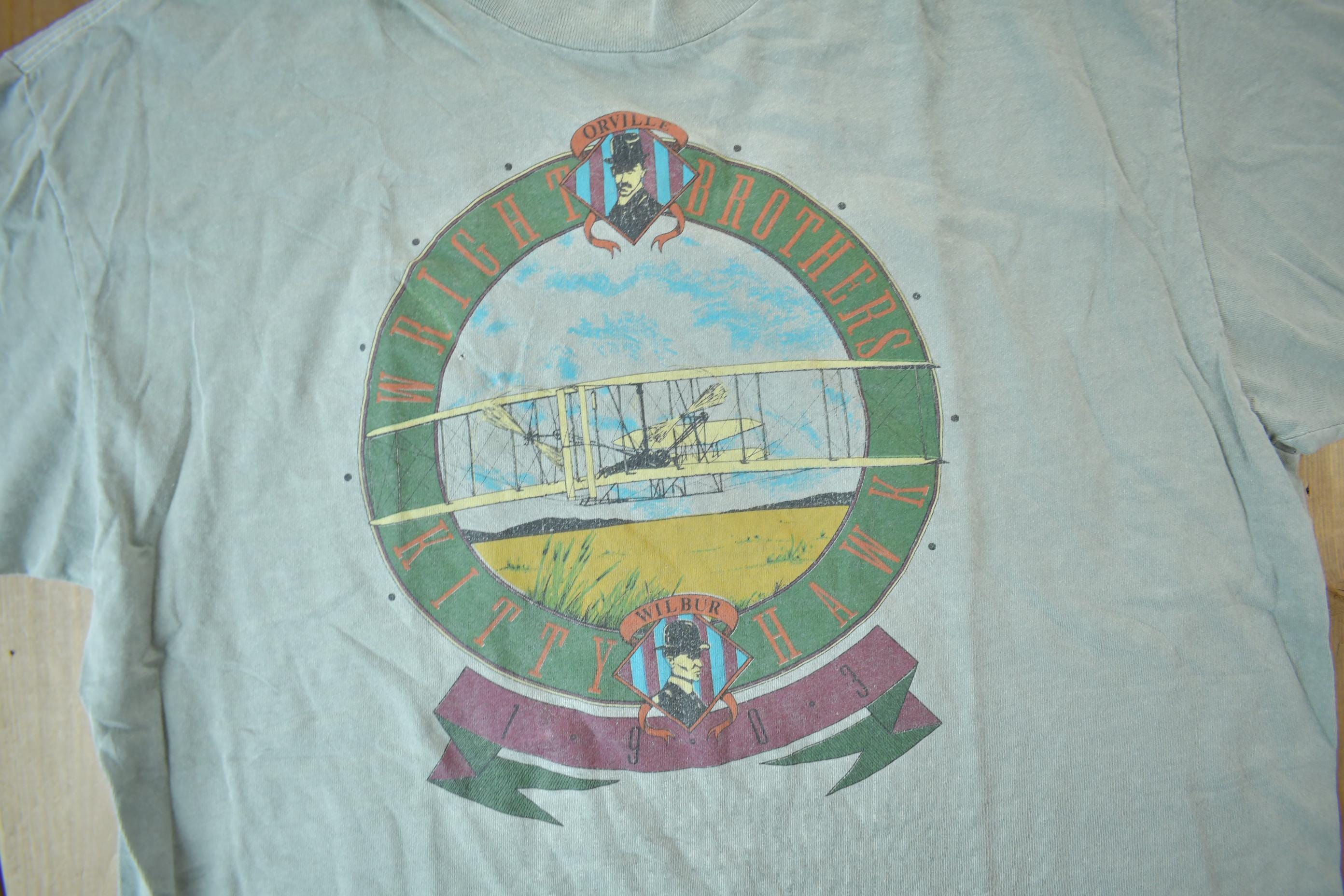 Vintage 1990s Wright Brothers Graphic T-Shirt