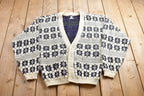 Vintage 1990s Xstatx Knitted Patterned Cardigan Sweater