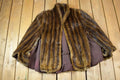 Vintage 1980s Brown Mink Fur Coat