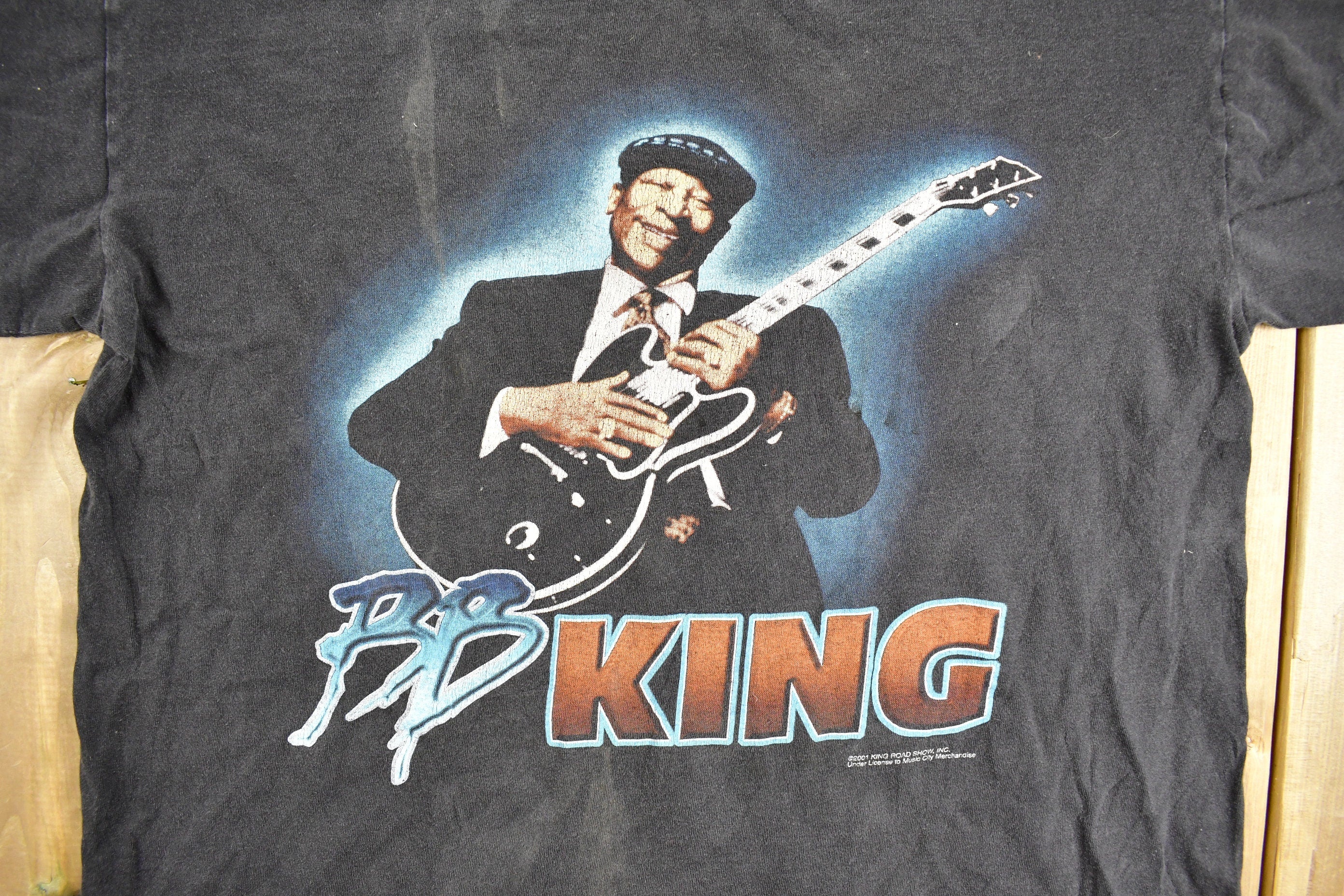 Vintage 2001 BB King Of The Blues World Tour T-shirt