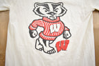Vintage 1990s University of Wisconsin Badgers Jansport Graphic T-Shirt Made In USA