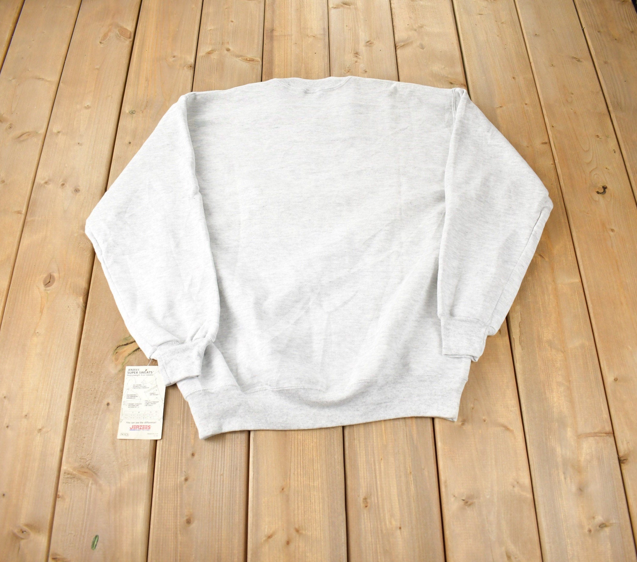 Vintage 1990s Jerzees Super Sweats Deadstock Crewneck Sweatshirt Made In USA