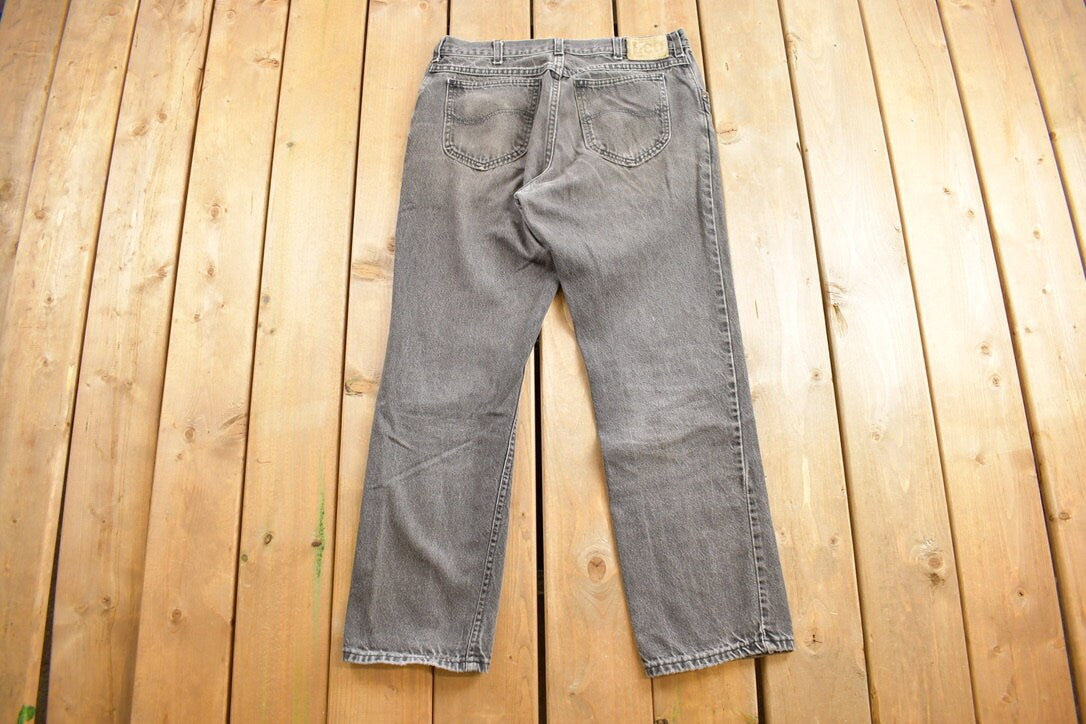 Vintage 1990's Lee Grey Jeans Size 33 x 28.5