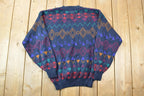 Vintage 1990s Celebrity Club Knit Crewneck Sweater
