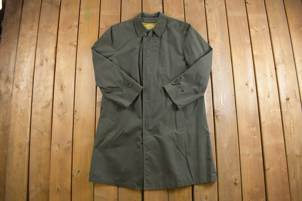 Vintage 1980s Botany Weather Topper Full Length Trench Coat