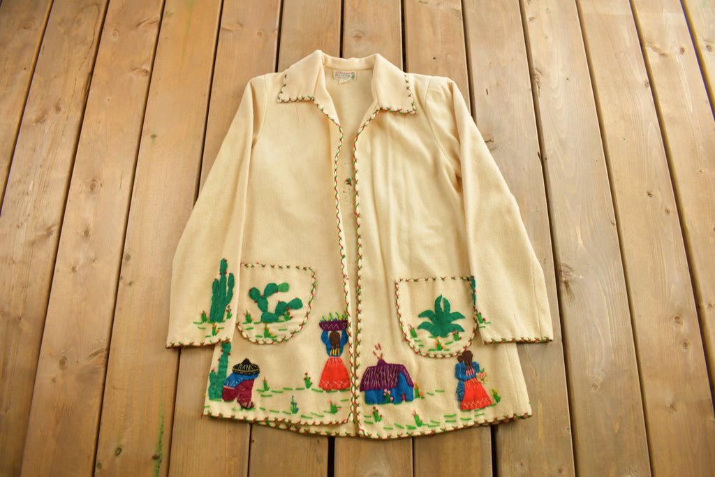 Vintage 1950s La Mexicana Mexican Embroidered Jacket
