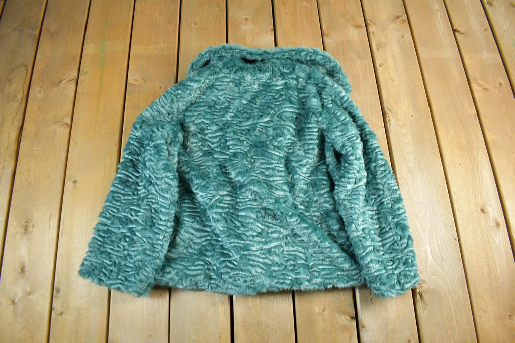 Vintage 1980s Motel Faux Fur Coat Women's S-M