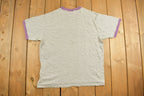 Vintage 1990s Busch Gardens Ringer Souvenir T Shirt Streetwear Made In USA