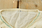 Vintage 1960s Floral Embroidered Peasant Blouse Shirt Womens