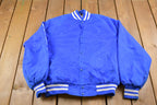 Vintage 1990s West Arc Durand Bulldogs Snap Windbreaker Jacket