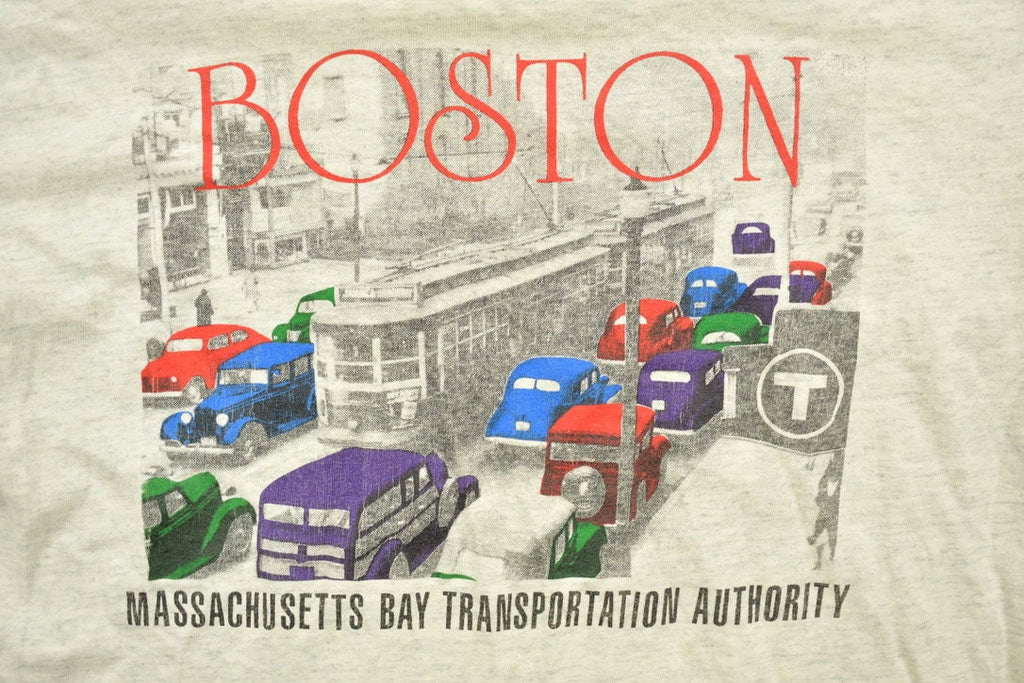 Vintage 1990s Boston Transportation Souvenir T Shirt