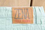 Vintage 1990's Zena Light Turquoise Jeans Size 28 x 30