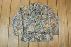 Vintage 1990s Tree Camo Youth Flannel Button Up Shirt  1990s Button Up  Vintage Flannel  Plaid Shirt  Button Down