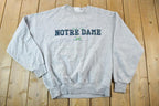 Vintage 1990s Notre Dame University The Game Crewneck Made In USA