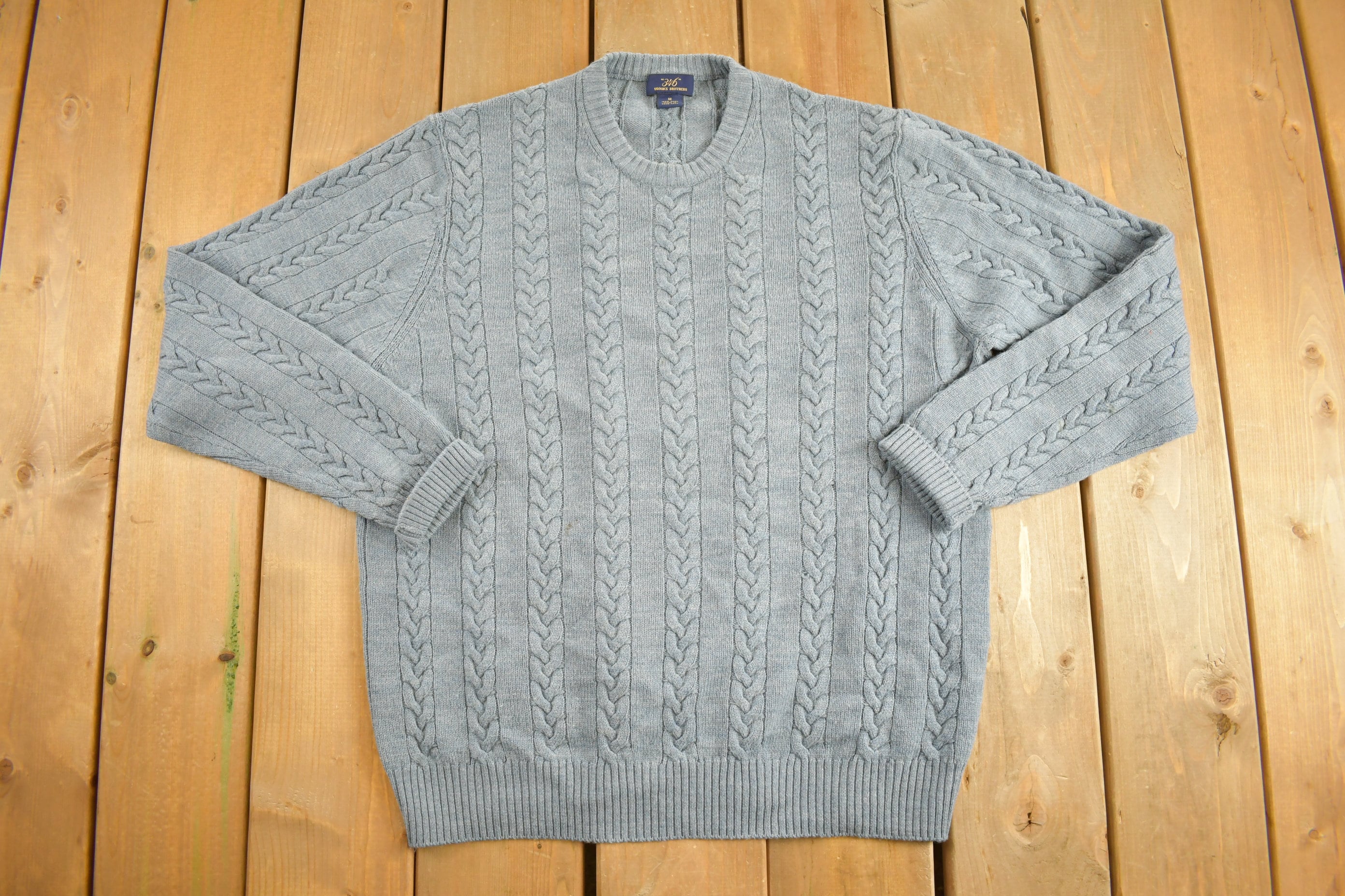 Vintage 1990s Brooks Brothers Knit Crewneck Sweater