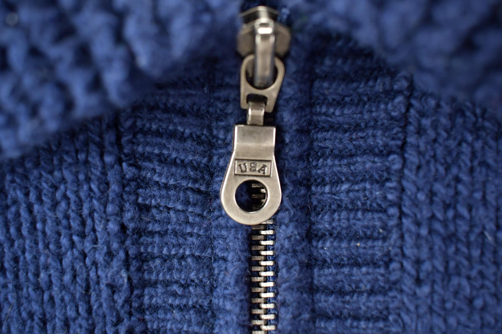 Vintage 1990s Limited America Knit Full Zip Collared Sweater