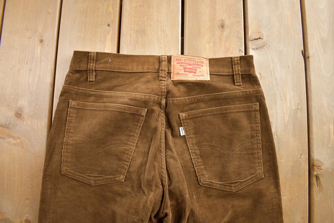 Vintage 1970s Levi's Jeans Corduroy Pants Made In USA Size 32x31