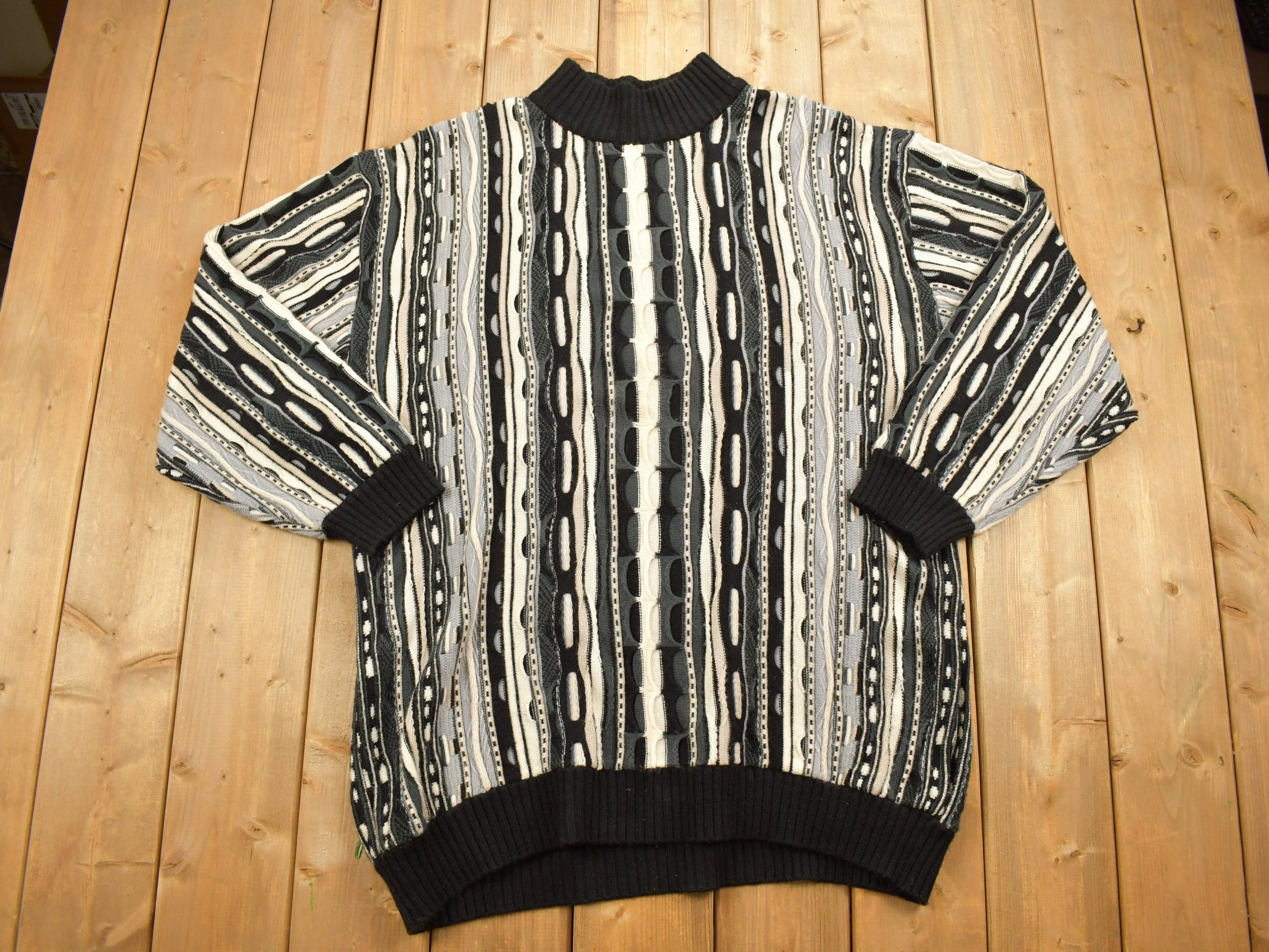 Vintage 1990s Croos Town Knitted Sweater