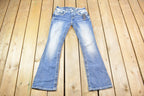 Vintage Y2K Miss Me Bedazzled Mid Rise Jeans Size 26x31
