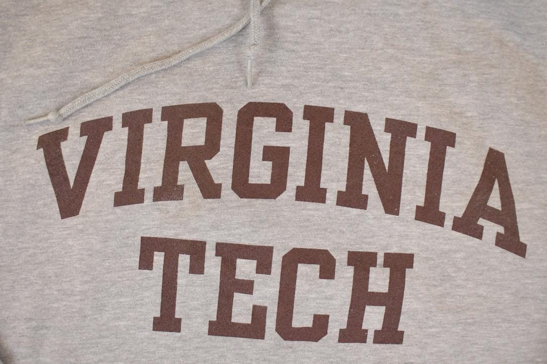 Vintage 1990s Jansport Virginia Tech University Hoodie Sweater Men's M