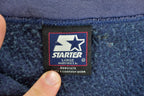 Vintage 1990s Starter Connecticut Huskies University Quarter Zip Crewneck