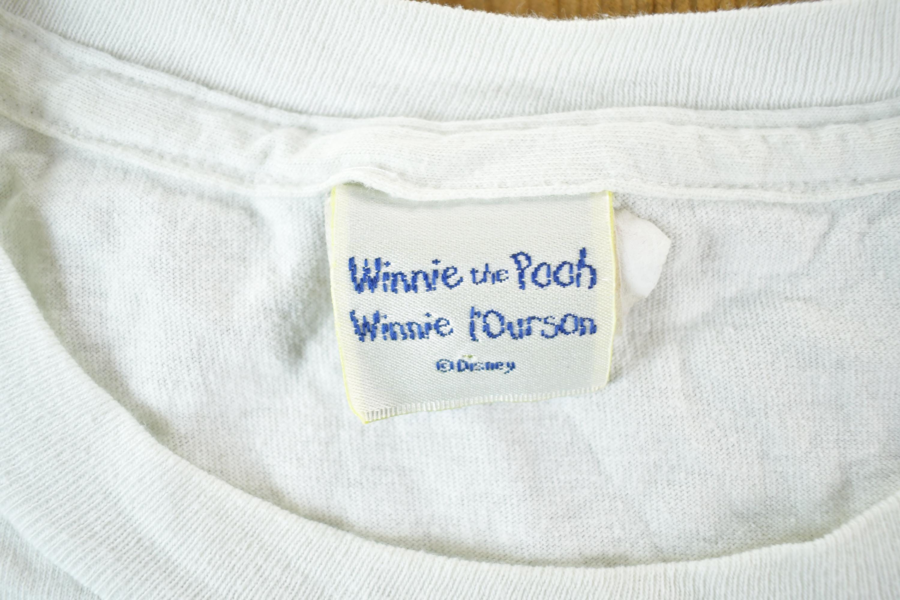 Vintage 1990s Winnie The Pooh Disney Cartoon Promo T-Shirt Mens L
