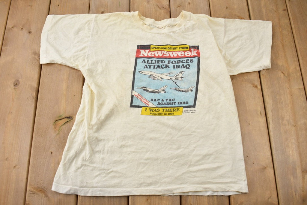 Vintage 1991 Operation Desert Storm Graphic T Shirt