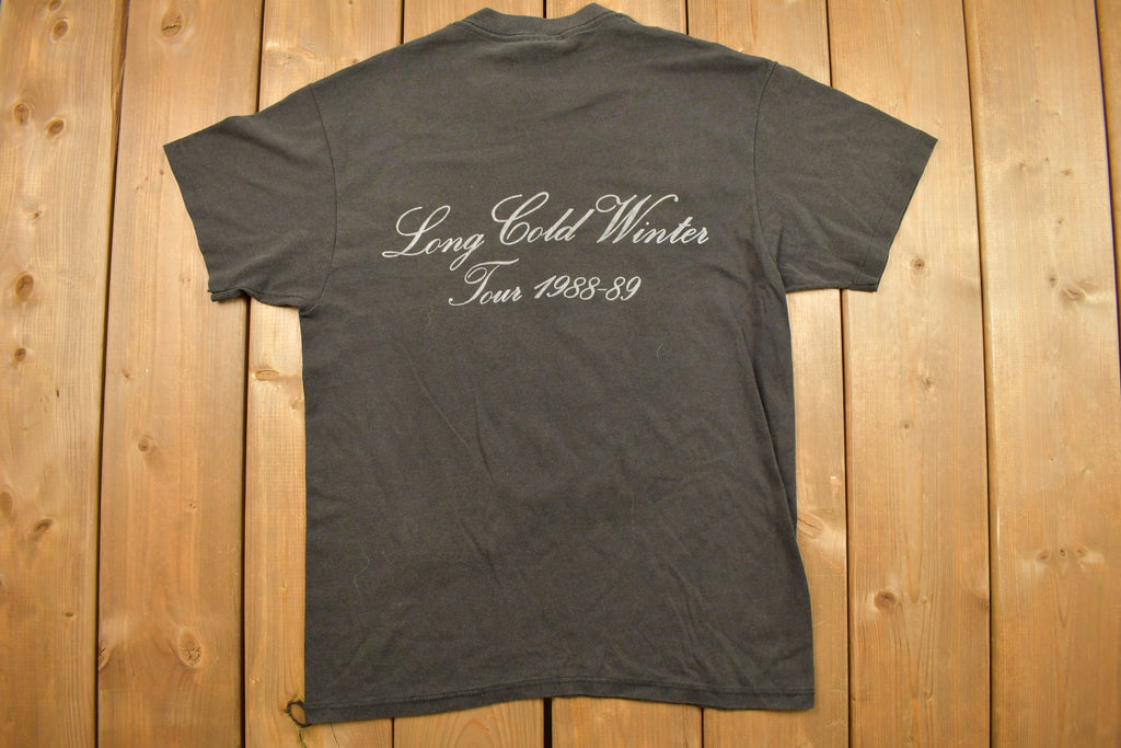 Vintage 1988 Cinderlla Long Cold Winter Tour Band T-shirt