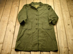 Vintage 1960s Military Button Up Overcoat