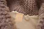 Vintage 1970s Wool Full Zip Knit Sweater