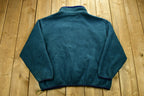 Vintage 1990s LL Bean Deep Pile Fleece Sweater Outdoorsman Full Zip