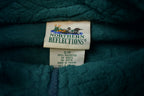 Vintage 1990s Northern Reflections Abstract Pattern Fleece Sweater Made In Canada