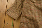 Vintage 1980s Beige Fur Collared Overcoat