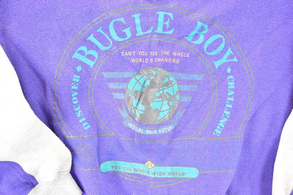 Vintage 1990s Bugle Boy Crewneck Sweatshirt Youth S