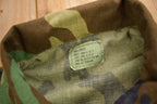 Vintage Military Woodland Camouflaged Button Up Shirt