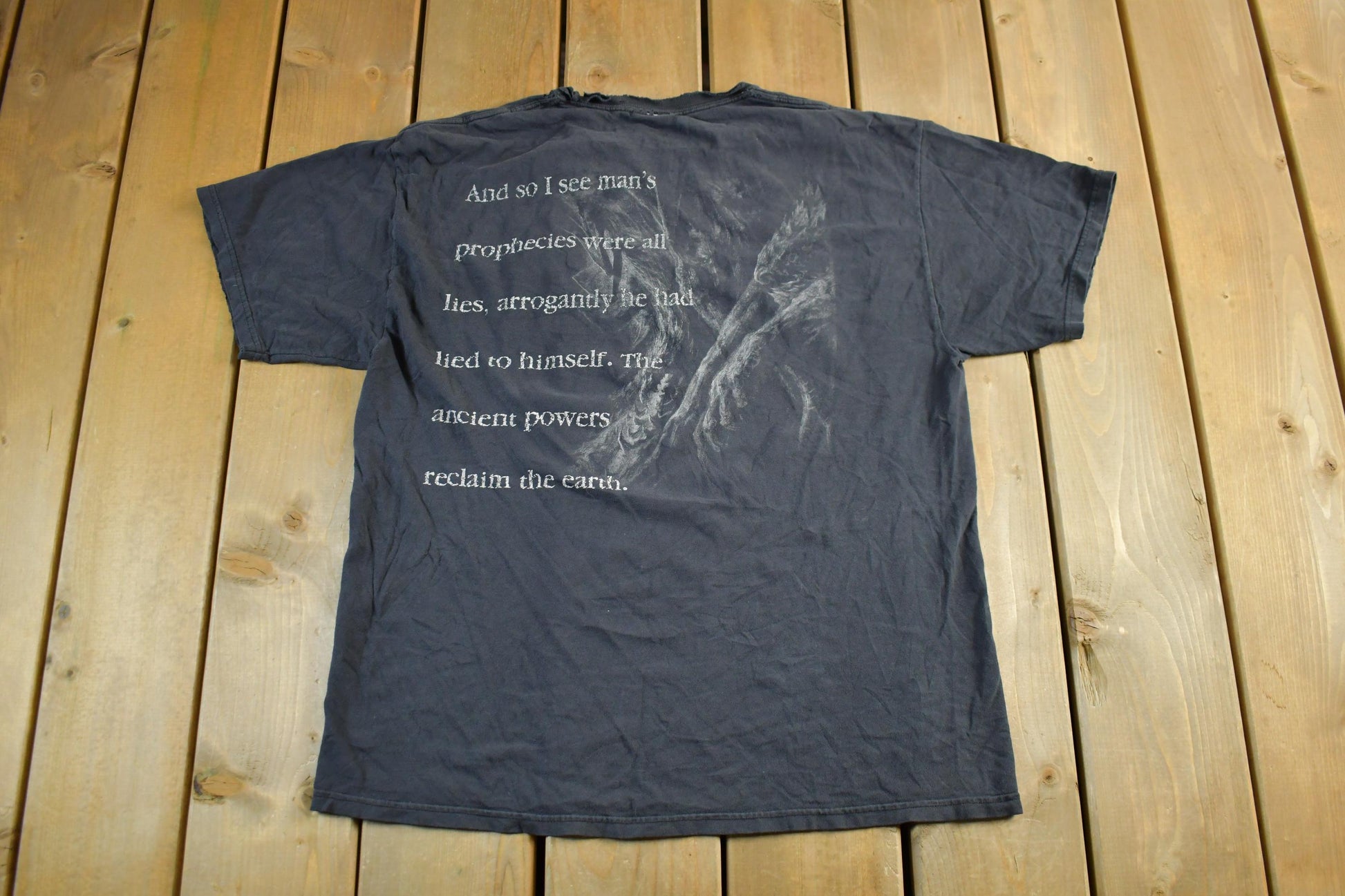 Vintage 2003 Decrepit Birth And Time Begins Band T-Shirt Men's Large