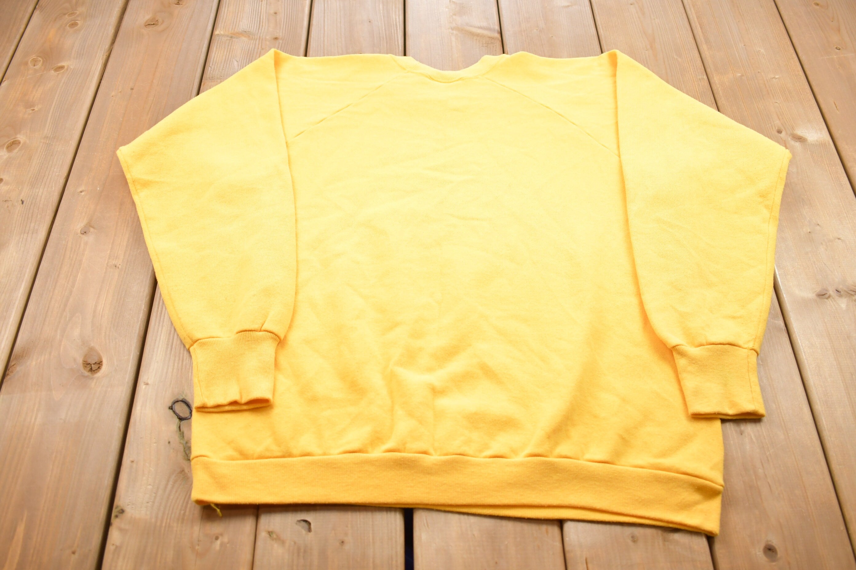 Vintage 1990s Funny Stress Raglan Crewneck Sweatshirt