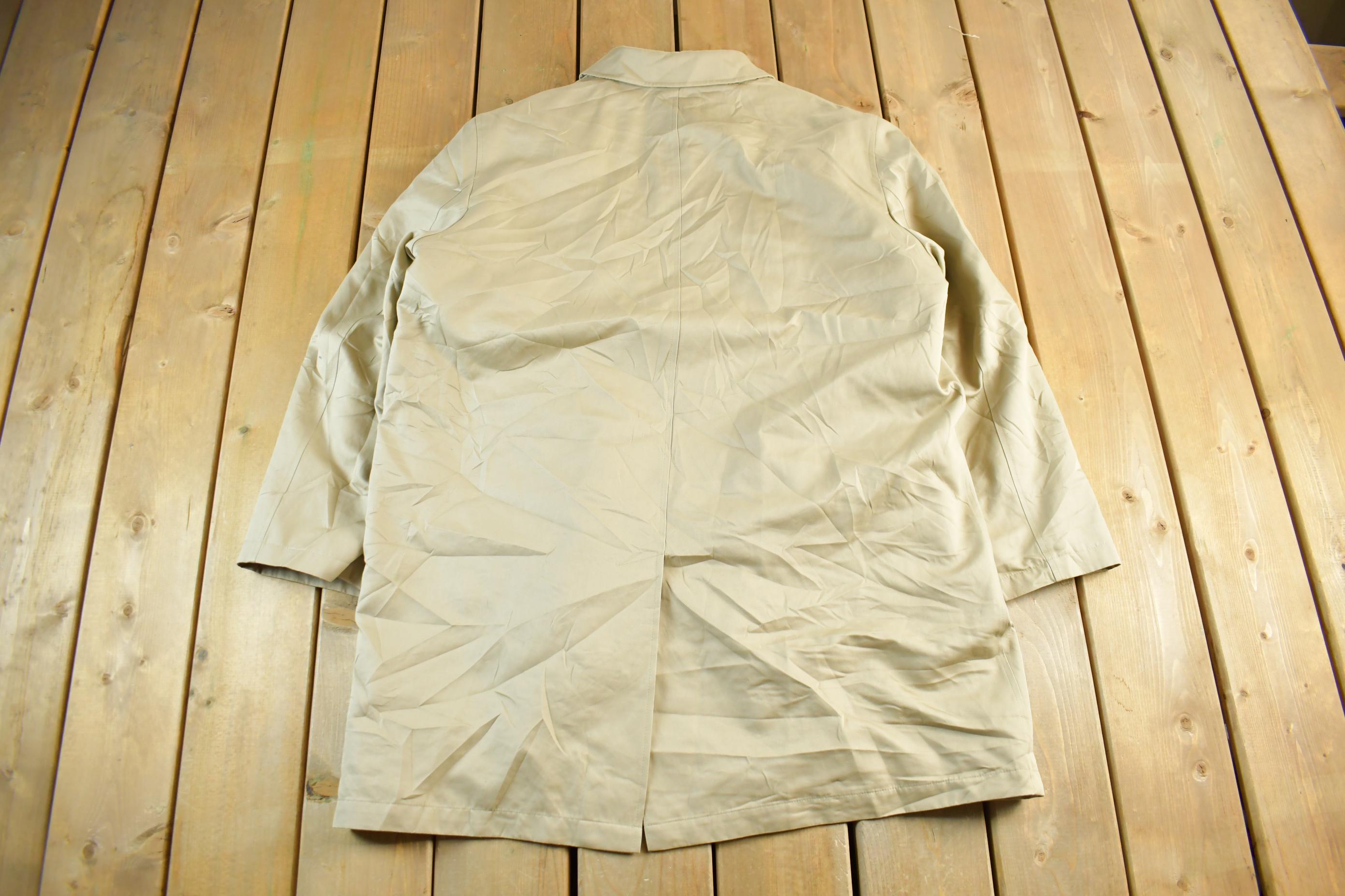 Vintage 1990s Lauren Ralph Lauren Trench Coat Adult XL