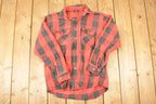 Vintage 1990s Dee Cee Plaid Button Up Shirt Men's L