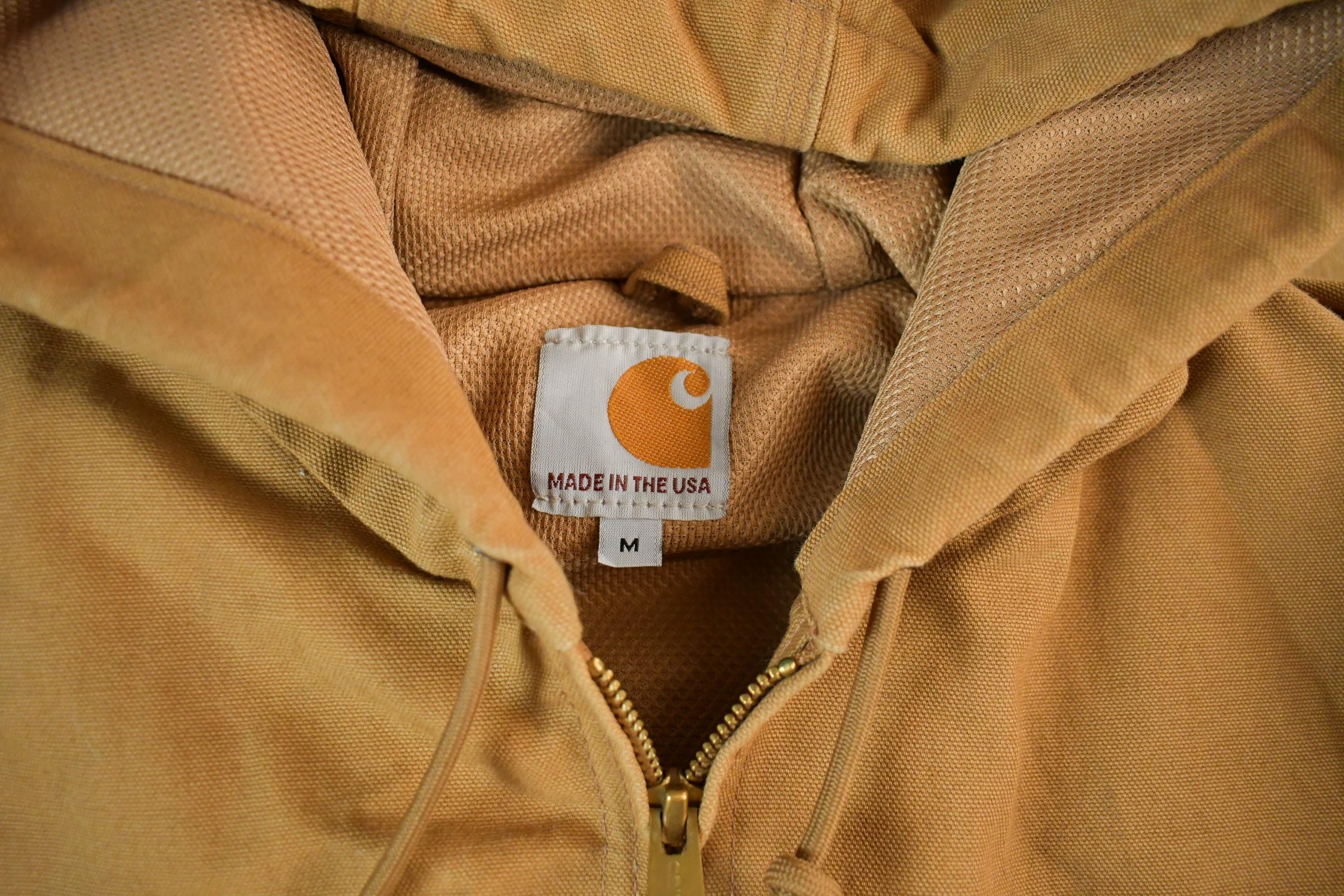 Vintage 1990s Carhartt Hooded Jacket Men's Medium