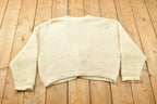 Vintage 1990s BOZ Knitted Cardigan Sweater