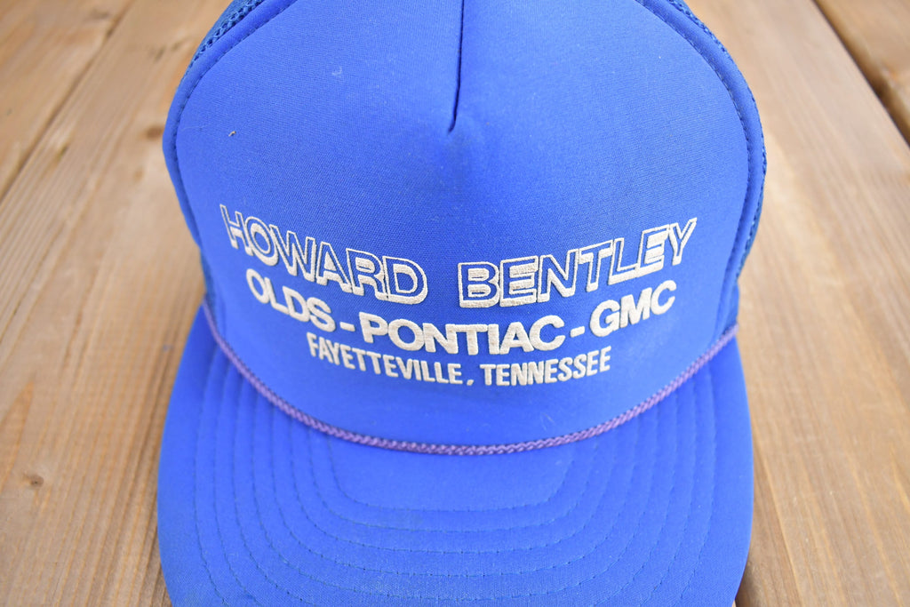 Vintage 1990s Howard Bentley Car Dealership Trucker Hat