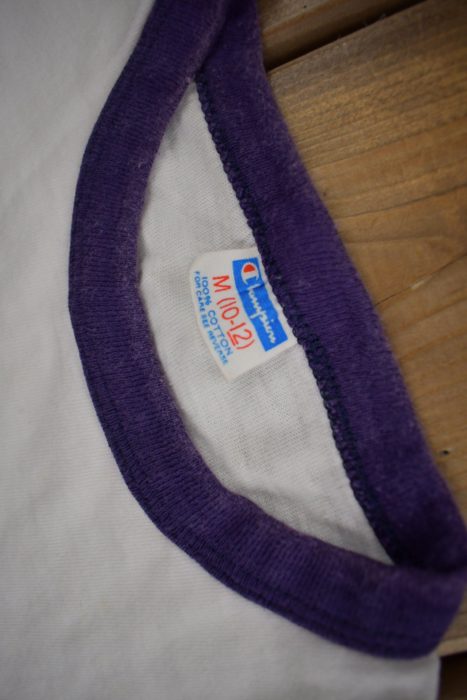 Vintage 1970s Sea Pines Racquet Club Graphic Champion T Shirt