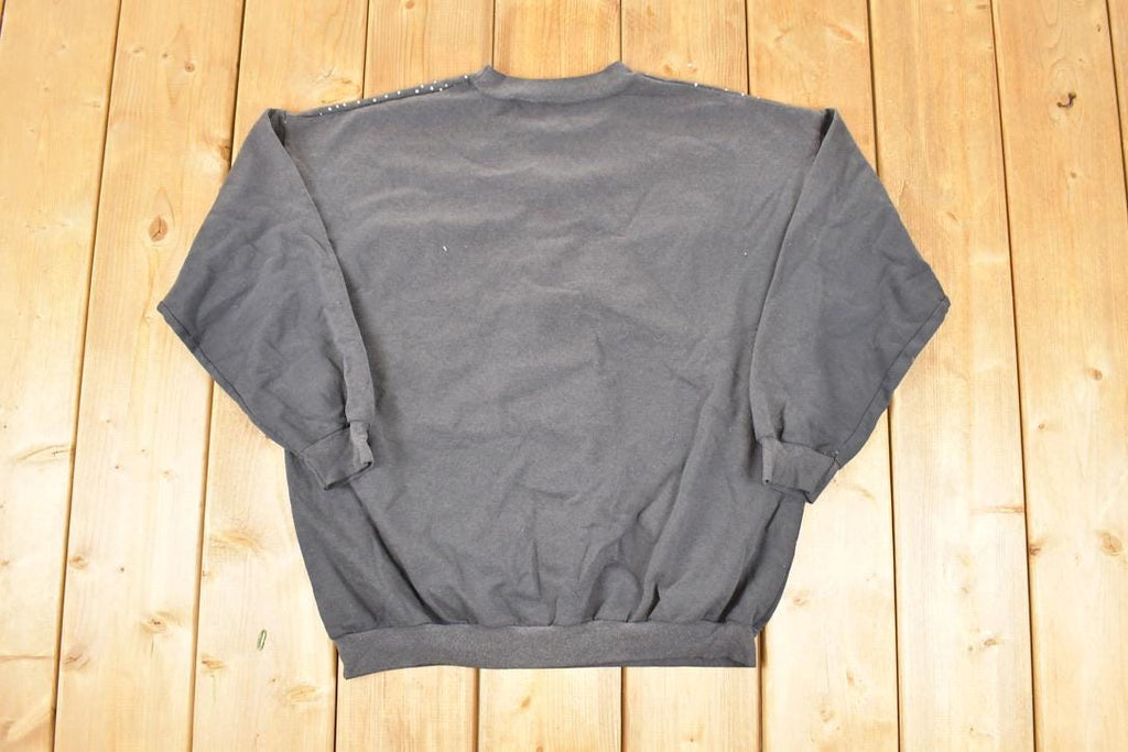 Vintage 1980s Warhol Snowmen Christmas Crewneck Sweatshirt Women's L