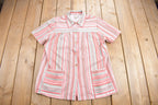 Vintage 1980s Land 'N Sea Striped Button Up Shirt