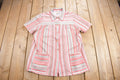 Vintage 1980s Land 'N Sea Striped Button Up Shirt