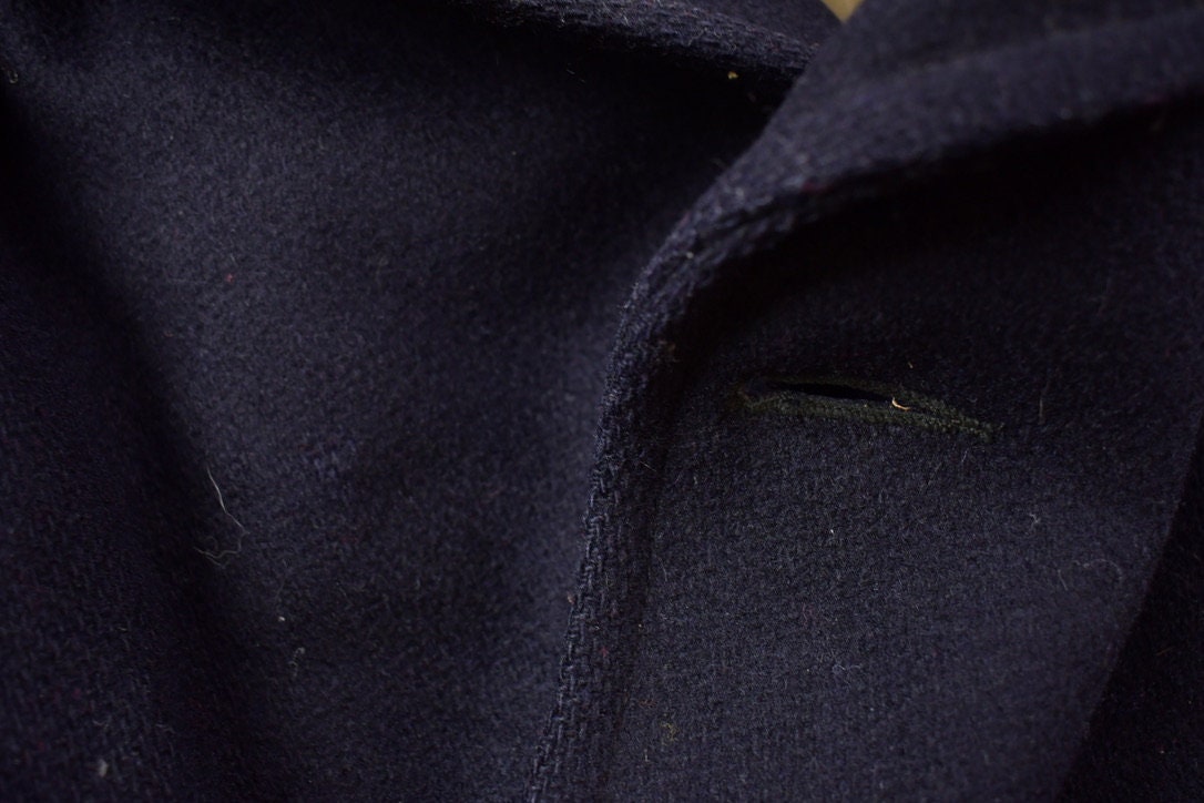 Vintage 1940s Sport pal Royal Menswear Button Up Pea Coat