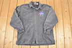 Vintage 1990s Neon Abstract Polar Bear Button Up Shirt Mens M